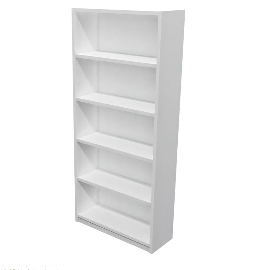 Commercial Bookcase 5 Tier 1800h x 800w x 300d - 50mm Plinth