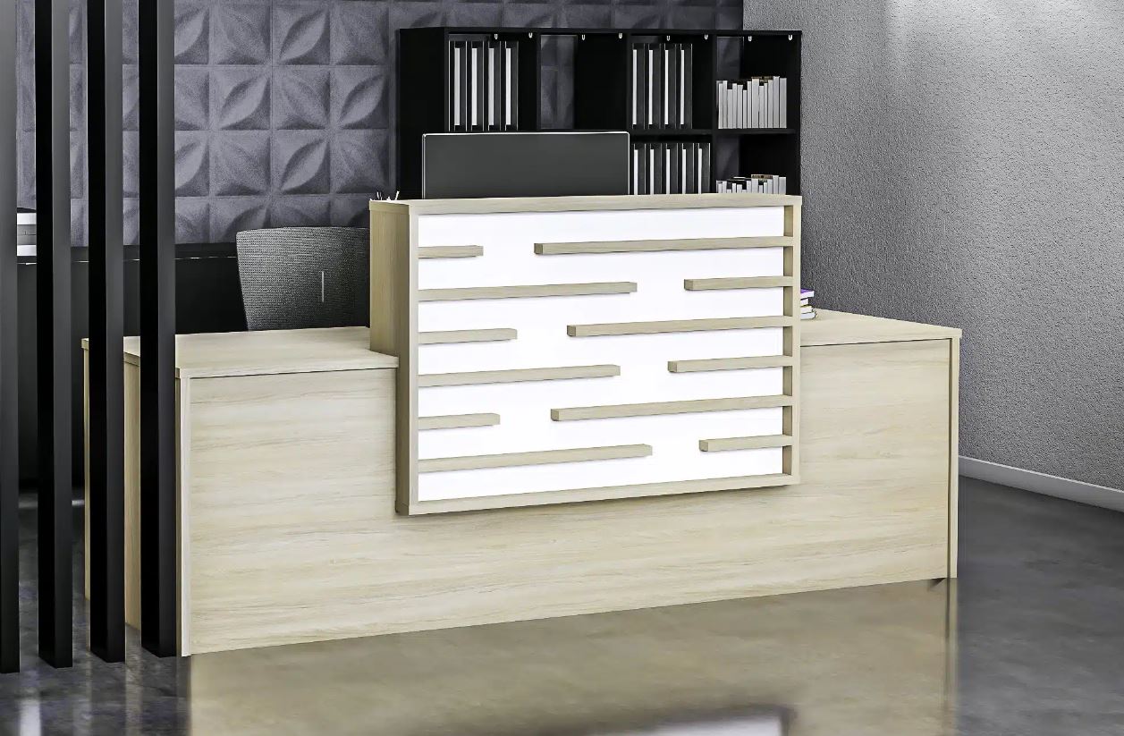 Marlborough Modern Reception Desk 1700W x 800D x 1125H