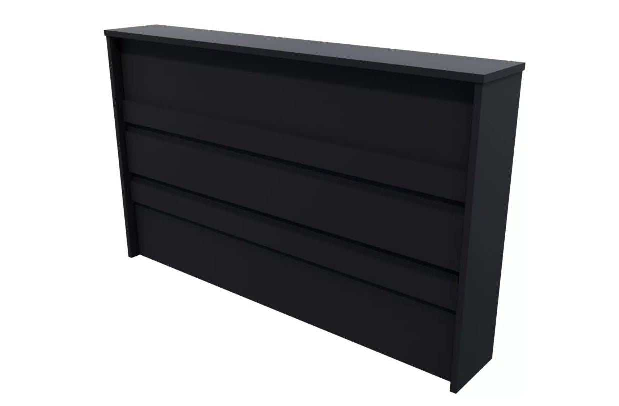 Linea Modern Reception Front to Suit Desk 1562W x 300D x 1125H