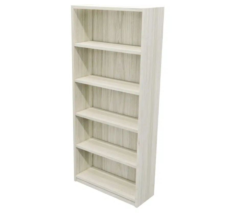 Bookcase 5 Tier 1800h x 800w x 300d - 50mm Plinth