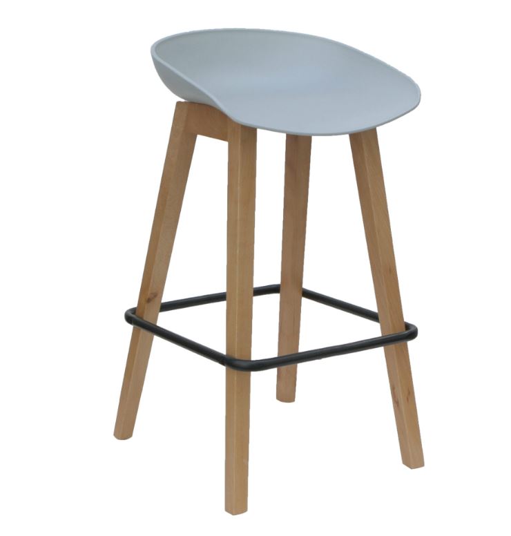 Konfurb Pala Barstool With Polypropylene Seat