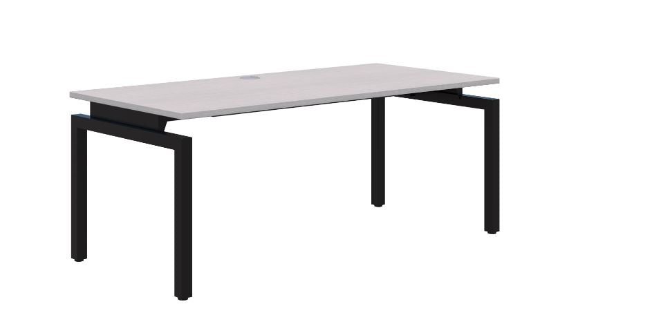 Balance Single Black Desk 1600x800