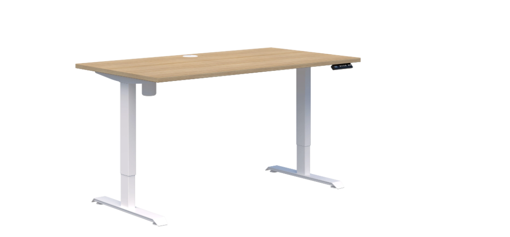 Duo II Electric White Desk 1800x800