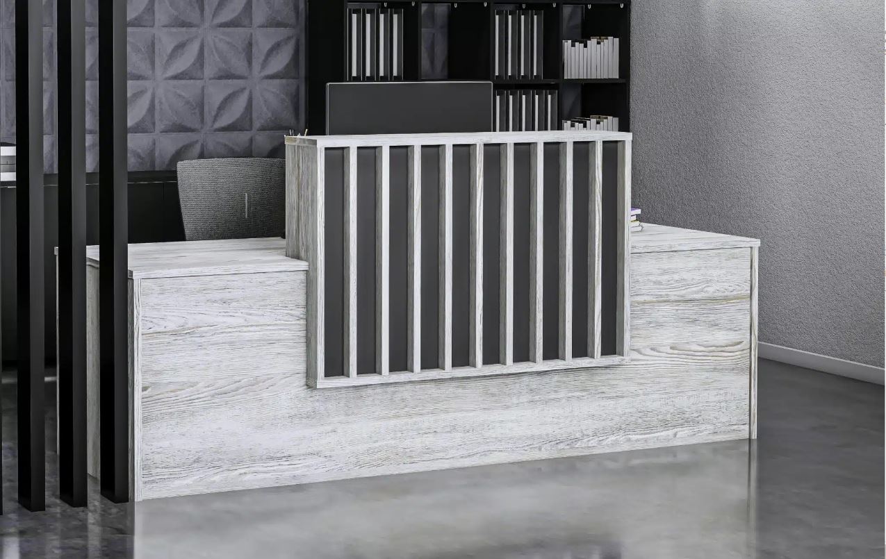 Canterbury Modern Reception Desk 2000W x 800D x 1125H