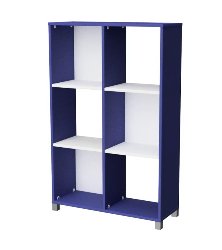 Cubby Hole Bright 6 Cube Unit 800W x 450D x 1250H