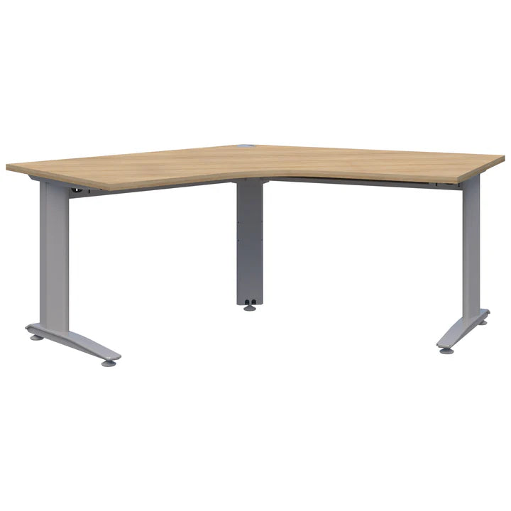 Energy 120° Silver Desk 1350x1350x800mmD