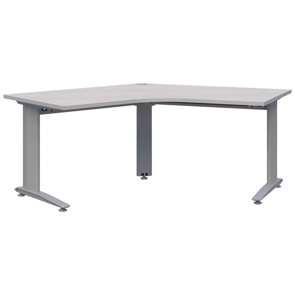 Energy 120° Silver Desk 1350x1350x800mmD