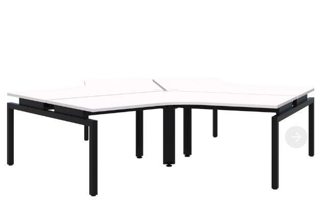 Balance 120° 3 Black Pod Desk 1200x1200/800