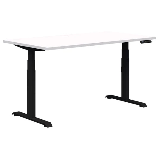 Summit II Single Electric Black Desk 1200x700