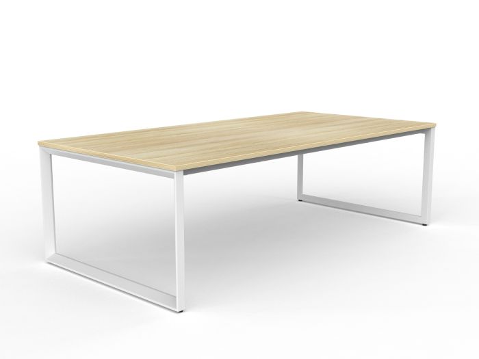 Anvil 25mm Rectangle Shaped Top Boardroom Table 2400mm x 1200mm