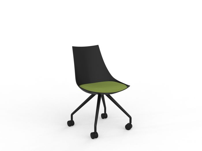 Luna Castor Legs Visitor Chair