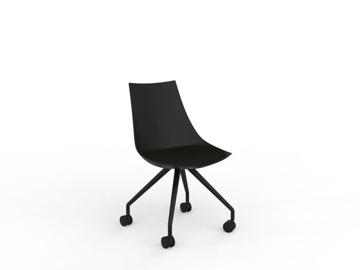 Luna Castor Legs Visitor Chair