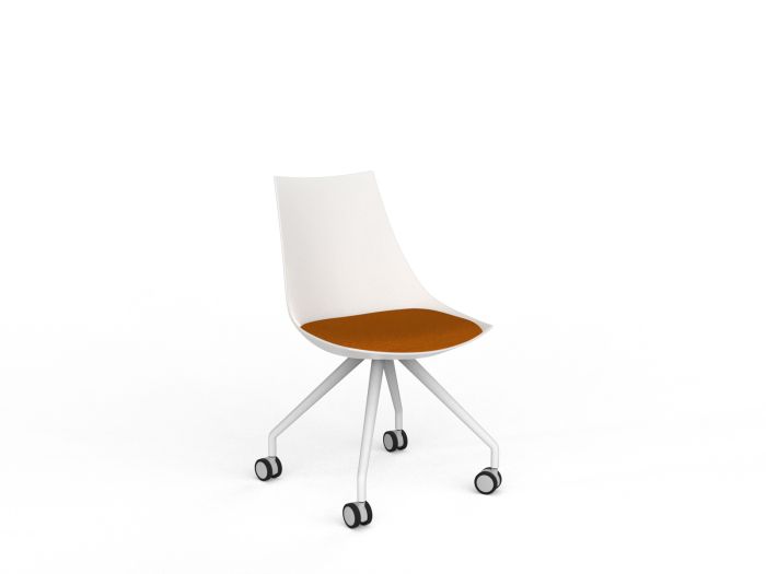 Luna Castor Legs Visitor Chair