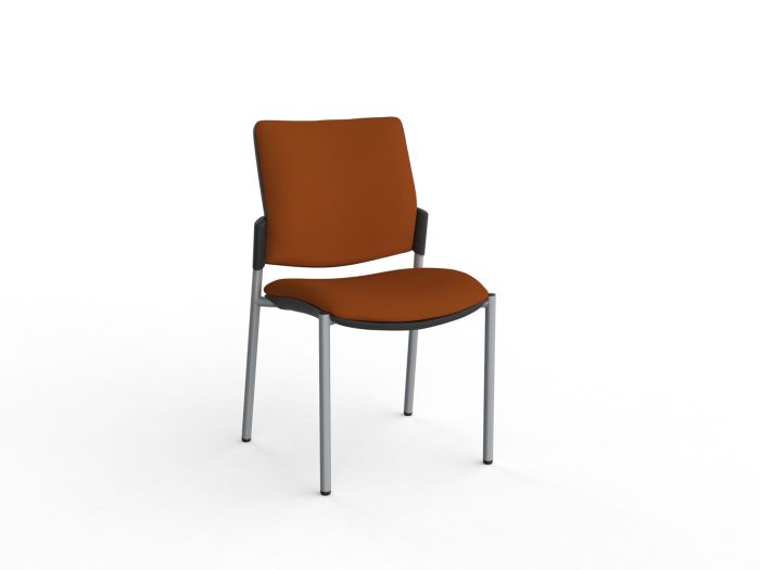 Vision Fully Welded Silver Frame Visitor Chair