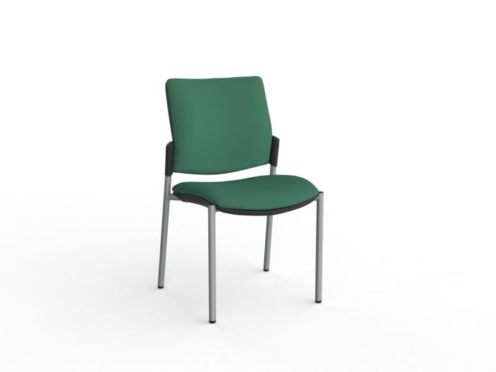 Vision Fully Welded Silver Frame Visitor Chair
