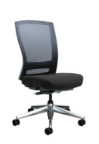 Buro Mentor Mesh Back Office Chair Stainless Steel