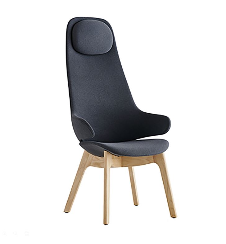 Konfurb Orbit High Back Wooden Base