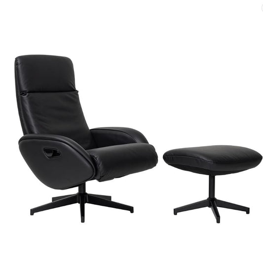 Buro Maya Recliner Armchair With a Complementary Footrest Ottoman