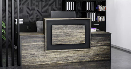 Tasman Modern Reception Desk 1700W x 800D x 1125H