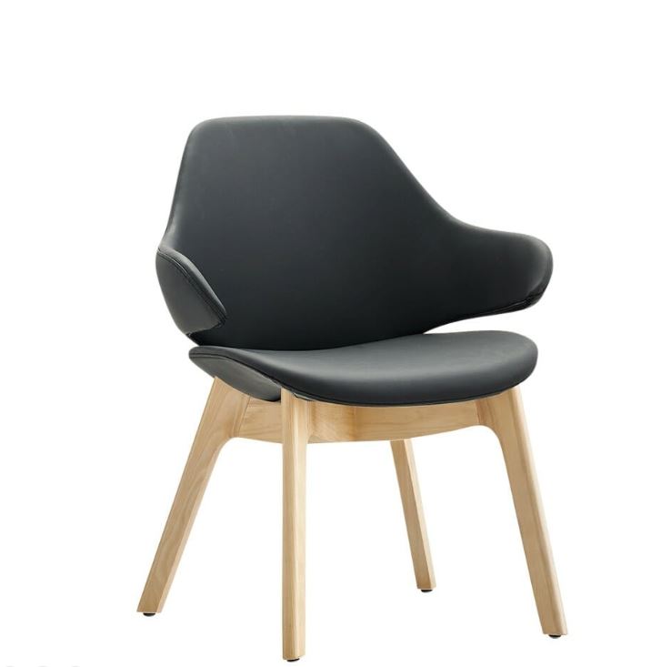 Konfurb Orbit Mid Back Wooden Base