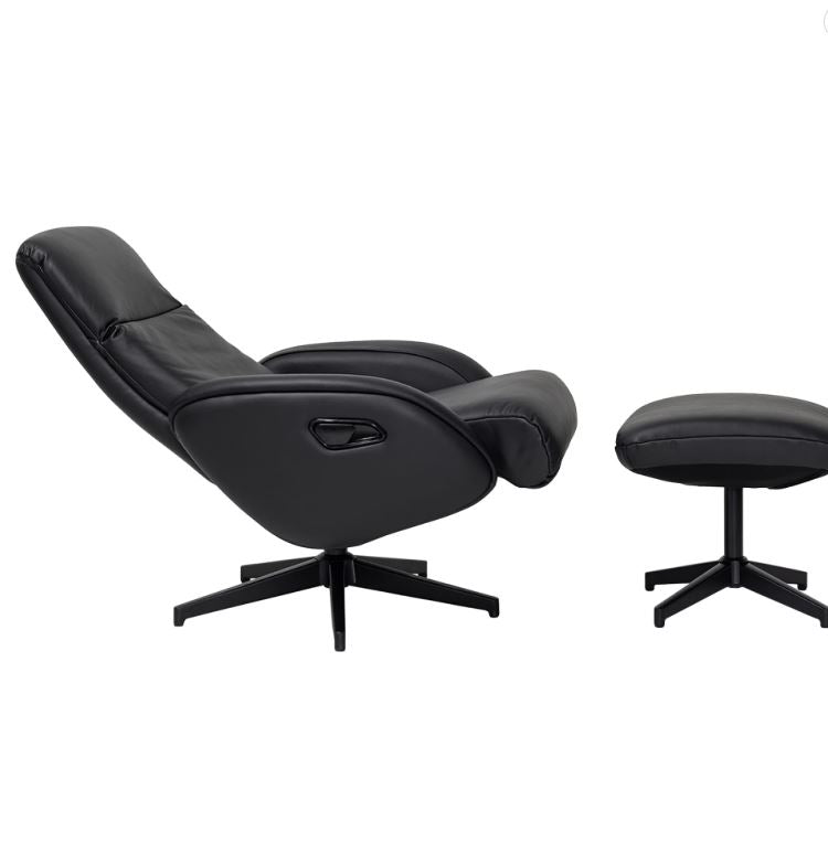 Buro Maya Recliner Armchair With a Complementary Footrest Ottoman