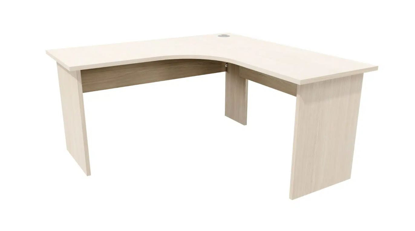 Workstation Corner Office Desk LH 1800w x 600d / 1800w x 600d RH x 725h