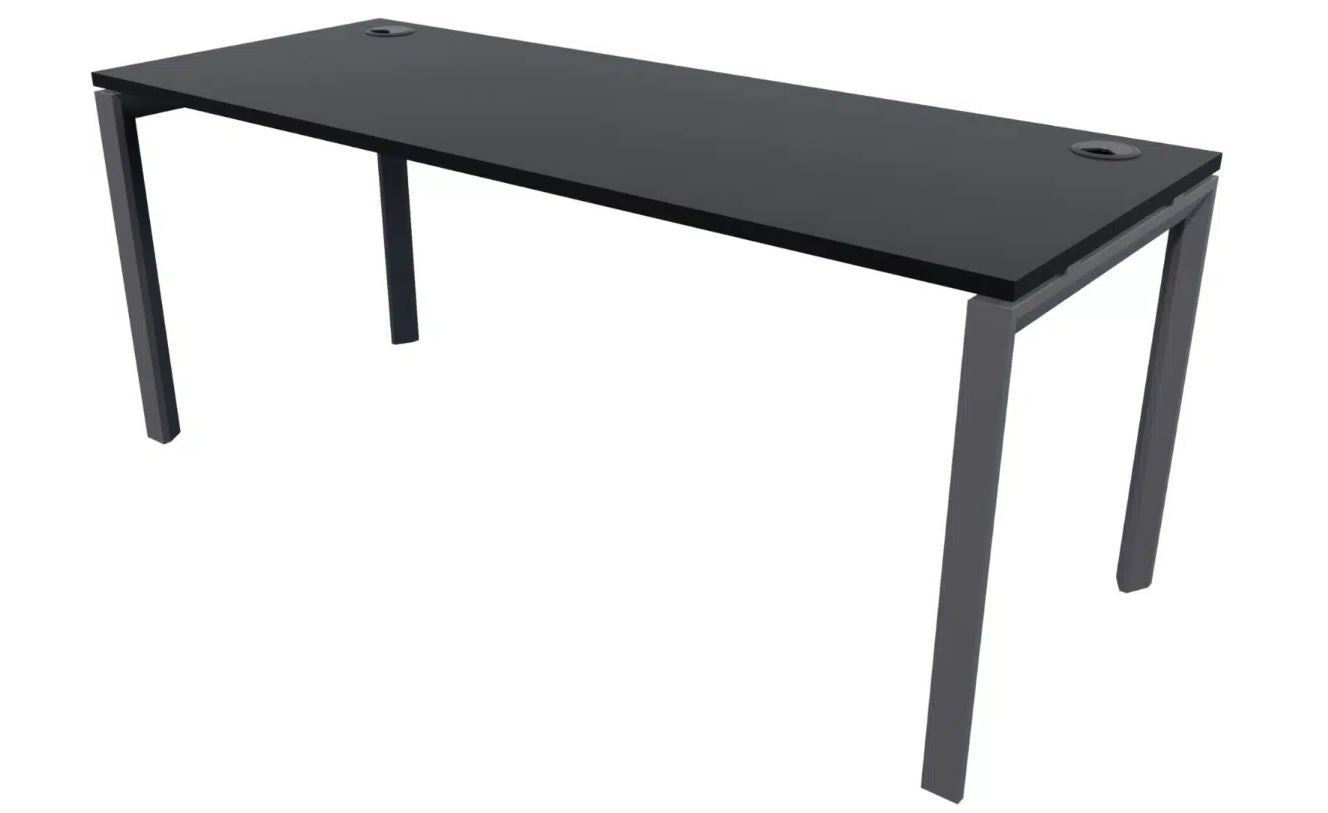 Novah Office Desk 1200 x 700 Black Frame @free delivery