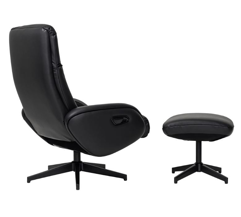 Buro Maya Recliner Armchair With a Complementary Footrest Ottoman