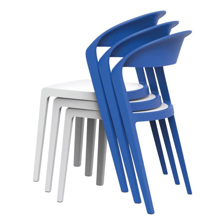 Konfurb Duoblock Stackable and UV Protected Chair