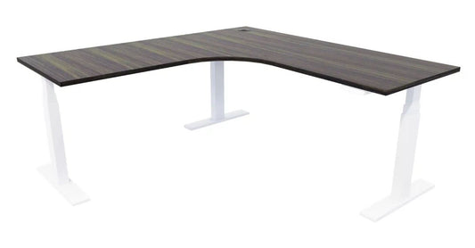 Enhance Electric Height Adjustable Corner Desk Workstation 1800 x 1800 x 700