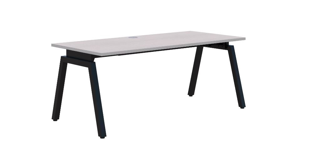 Balance Angle Single Black Desk 1200X800