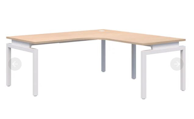 Balance 90° Corner Workstation White Desk 1500*1500*800