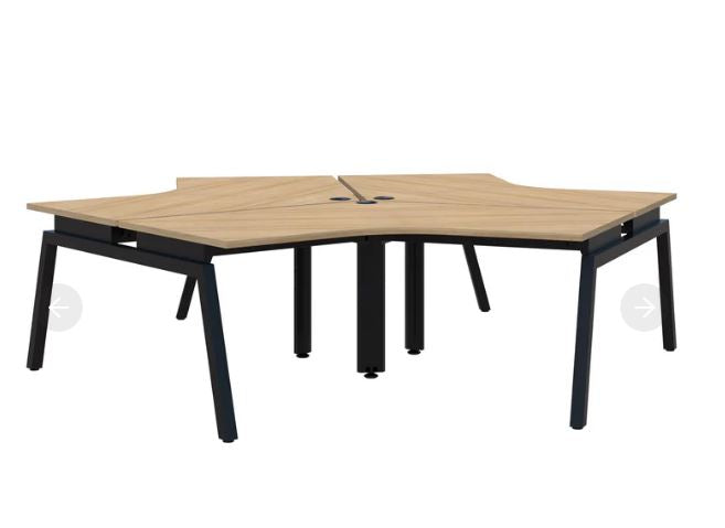 Balance Angle 120° 3 Pod  Black Desk 1200*1200/800
