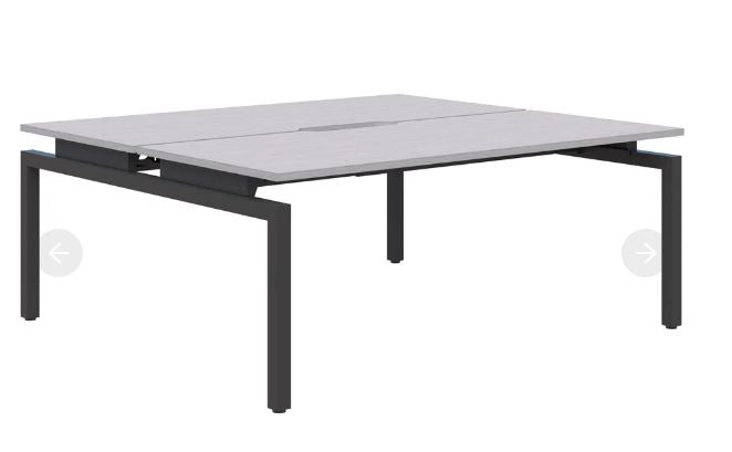 Balance 2 Pod Back-to-Back Black Desk 2x1200x700