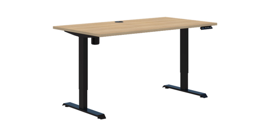 Duo II Electric Black Desk 1800x800
