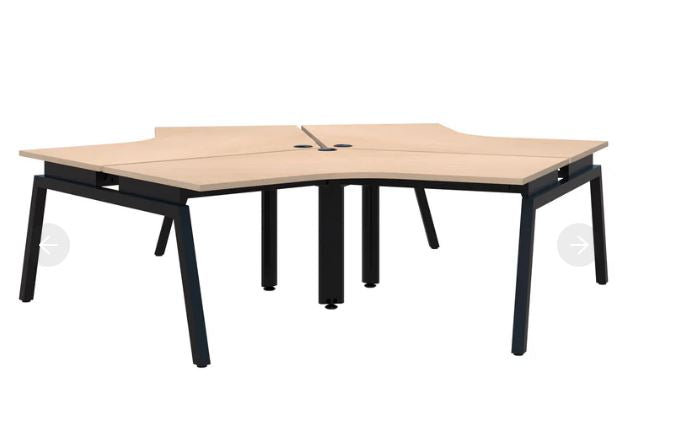 Balance Angle 120° 3 Pod  Black Desk 1200*1200/800