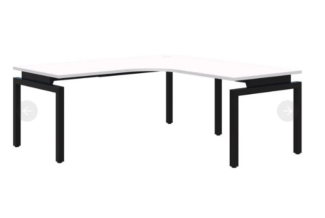 Balance 90° Corner Workstation Black Desk 1500*1500*800