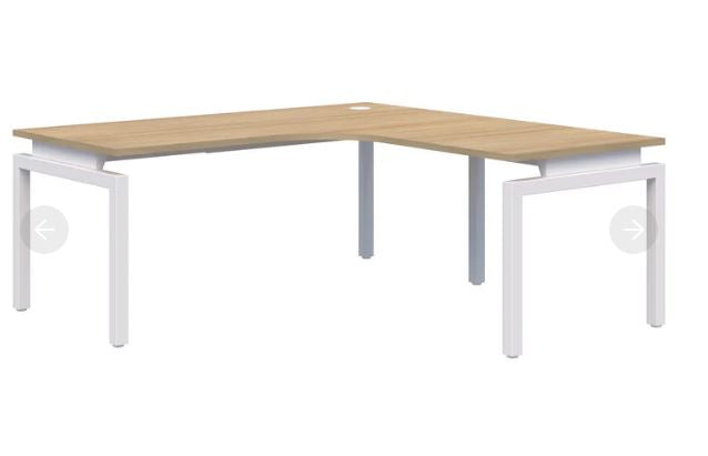 Balance 90° Corner Workstation White Desk 1800*1800*800