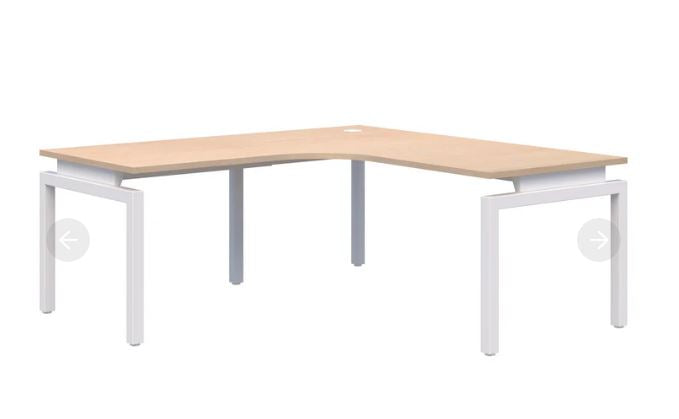 Balance 90° Corner Workstation White Desk 1500*1500*800