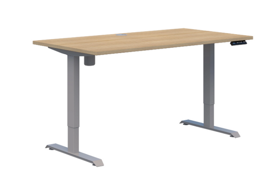 Duo II Electric Silver Desk 1200x700