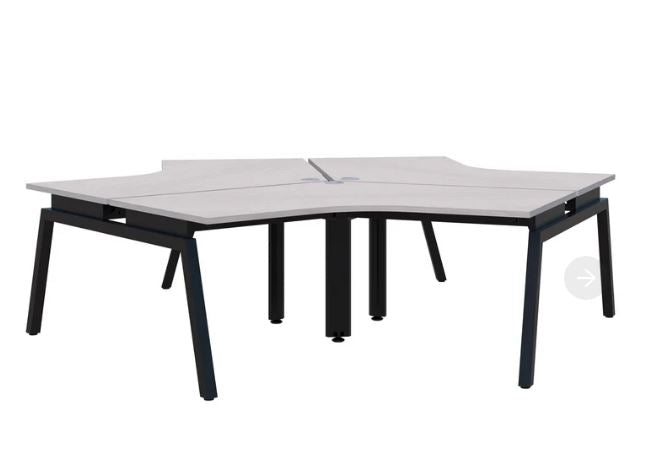 Balance Angle 120° 3 Pod  Black Desk 1200*1200/800