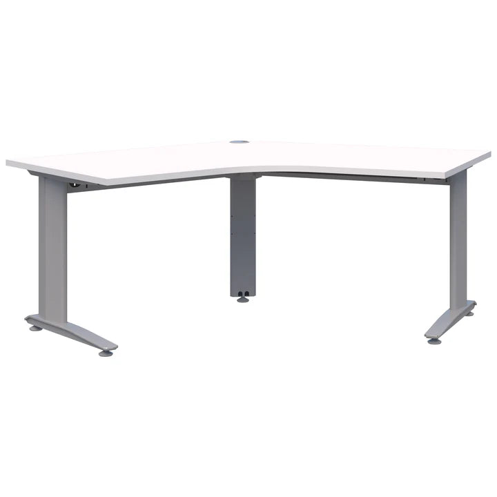 Energy 120° Silver Desk 1350x1350x800mmD