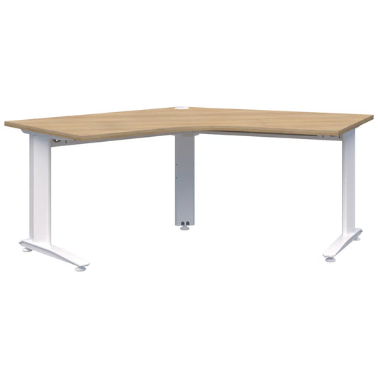 Energy 120° White Desk 1200x1200x700mmD