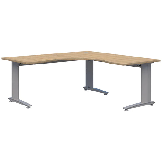 Energy 90° Corner Workstation Silver  Desk 2000x2000x800