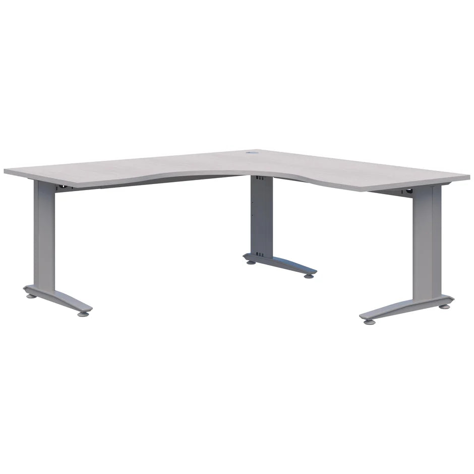 Energy 90° Corner Workstation Silver  Desk 2000x2000x800