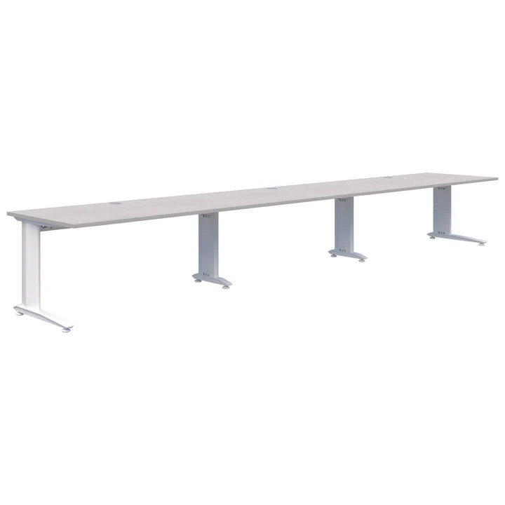 Energy 3 Pod Inline White Desk 1800x700