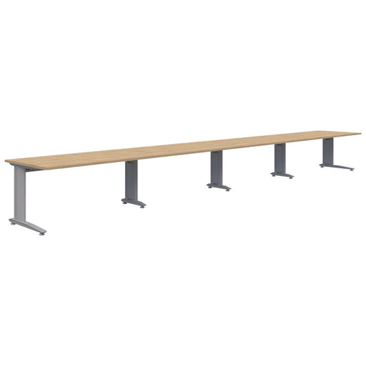 Energy 4 Pod Inline Silver Desk 1800x700
