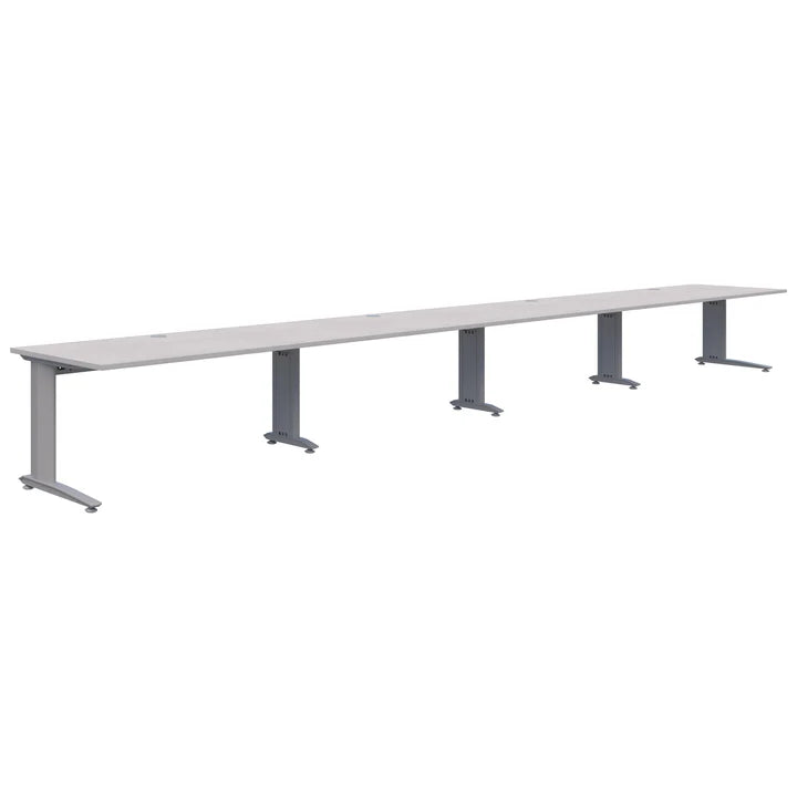 Energy 4 Pod Inline Silver Desk 2000x800