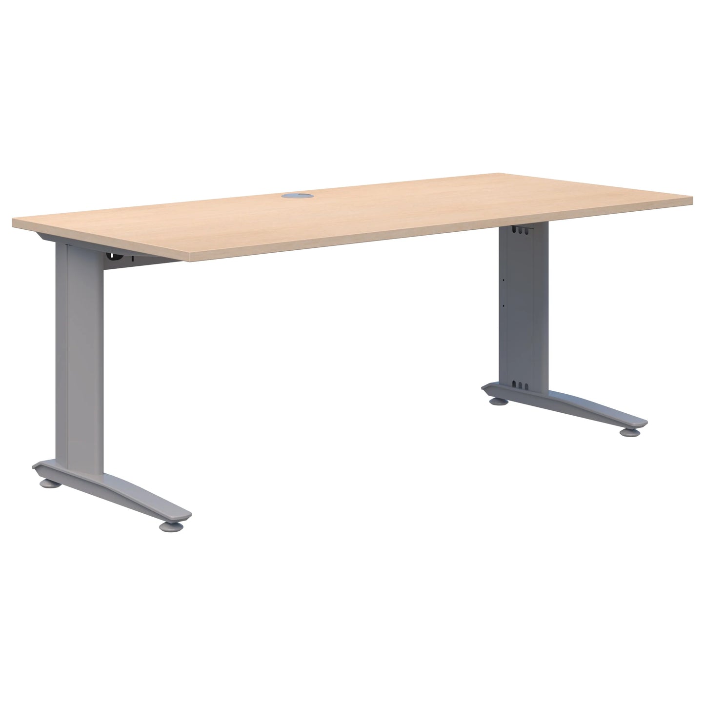 Energy Single Silver Desk 1500x800