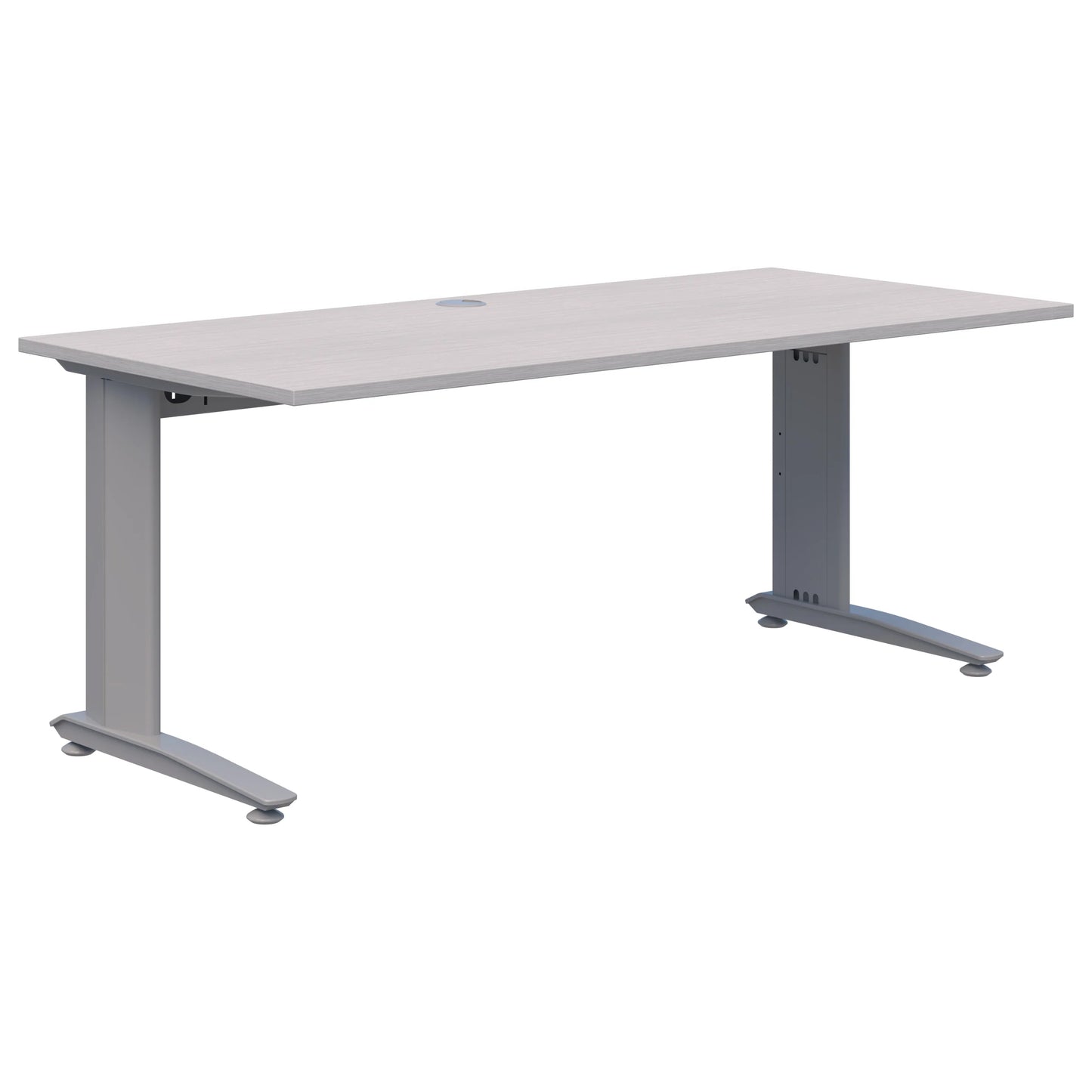 Energy Single Silver Desk 1800x800